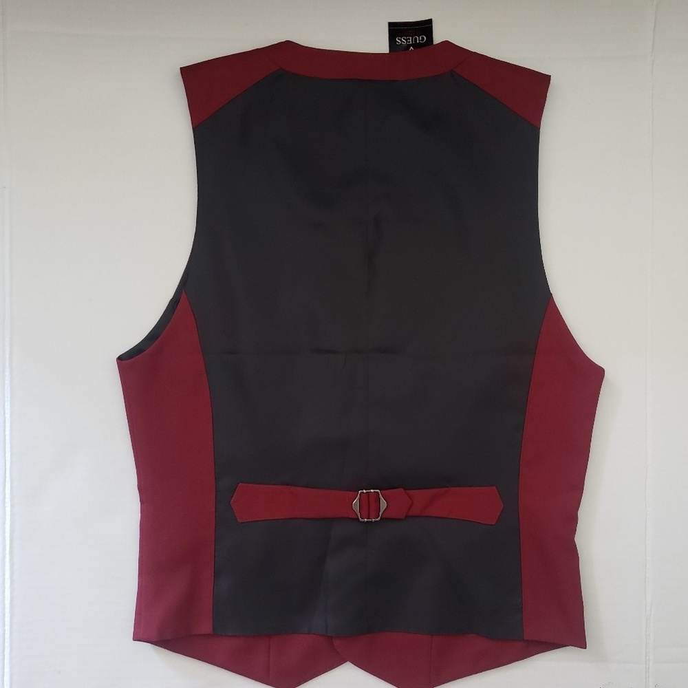 NWT G by GUESS Russell Button Front Mens Vest - Picture 4 of 4